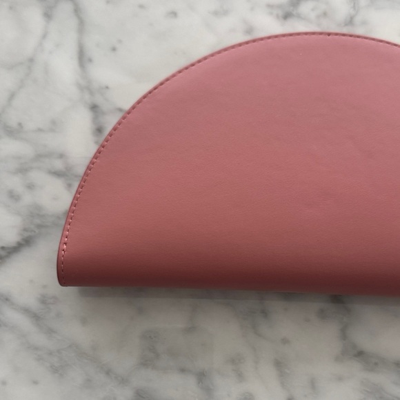 Mansur Gavriel Half Moon Wristlet in Pink Blush - Picture 5 of 10